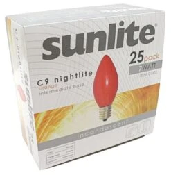 Sunlite Light Bulb Replacement (25 Pack) (01305) 7 Sunlite Light Bulb Replacement (25 Pack) (01305) -Home Lighting Store 01305Boxmd