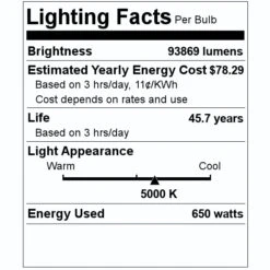 NaturaLED LED Flood Fixture (09324) 9 NaturaLED LED Flood Fixture (09324) -Home Lighting Store 09324 Lighting Facts Labelmd