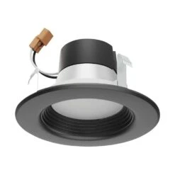 4" - 7 Watt - 120 Volt - 2,700K/3,000K/3,500K/4,000K/5,000K - Bronze - Direct Wire - Dimmable| Satco LED Retrofit Downlight