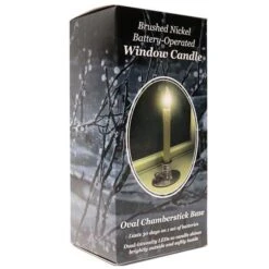 Celestial Lights Taper Candle With Traditional Base (128338) -Home Lighting Store 128338boxmd