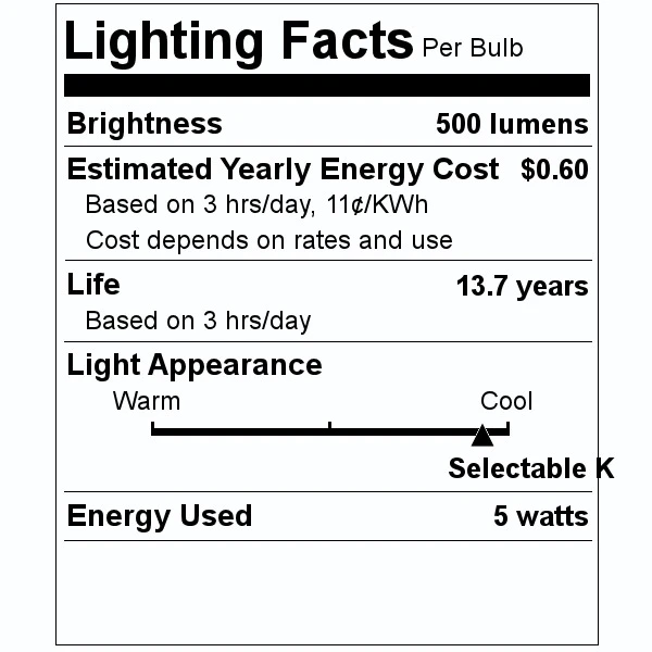 TCP LED Light Bulb (14125) 5 TCP LED Light Bulb (14125) - Image 3