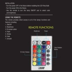 Feit Electric LED Light Bulb (15343) -Home Lighting Store 15343backmd