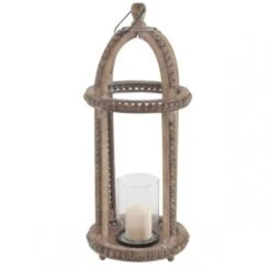 29" - Wooden - Glass - Lantern| Light Garden Lantern (Candle Not Included)