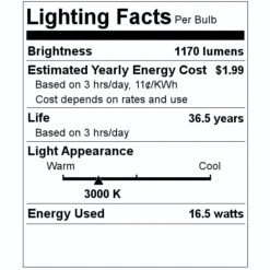 Nuvo LED Ceiling Light Fixture (32792) -Home Lighting Store 32792 Lighting Facts Labelmd