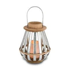 Gerson LED Flameless Candle/Lantern With Timer (43858)