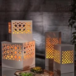 Gerson Flameless LED Tea Light / Lantern With Timer (43866) -Home Lighting Store 43865amd