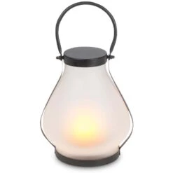 Gerson LED Schoolhouse Lantern With Timer (44220)