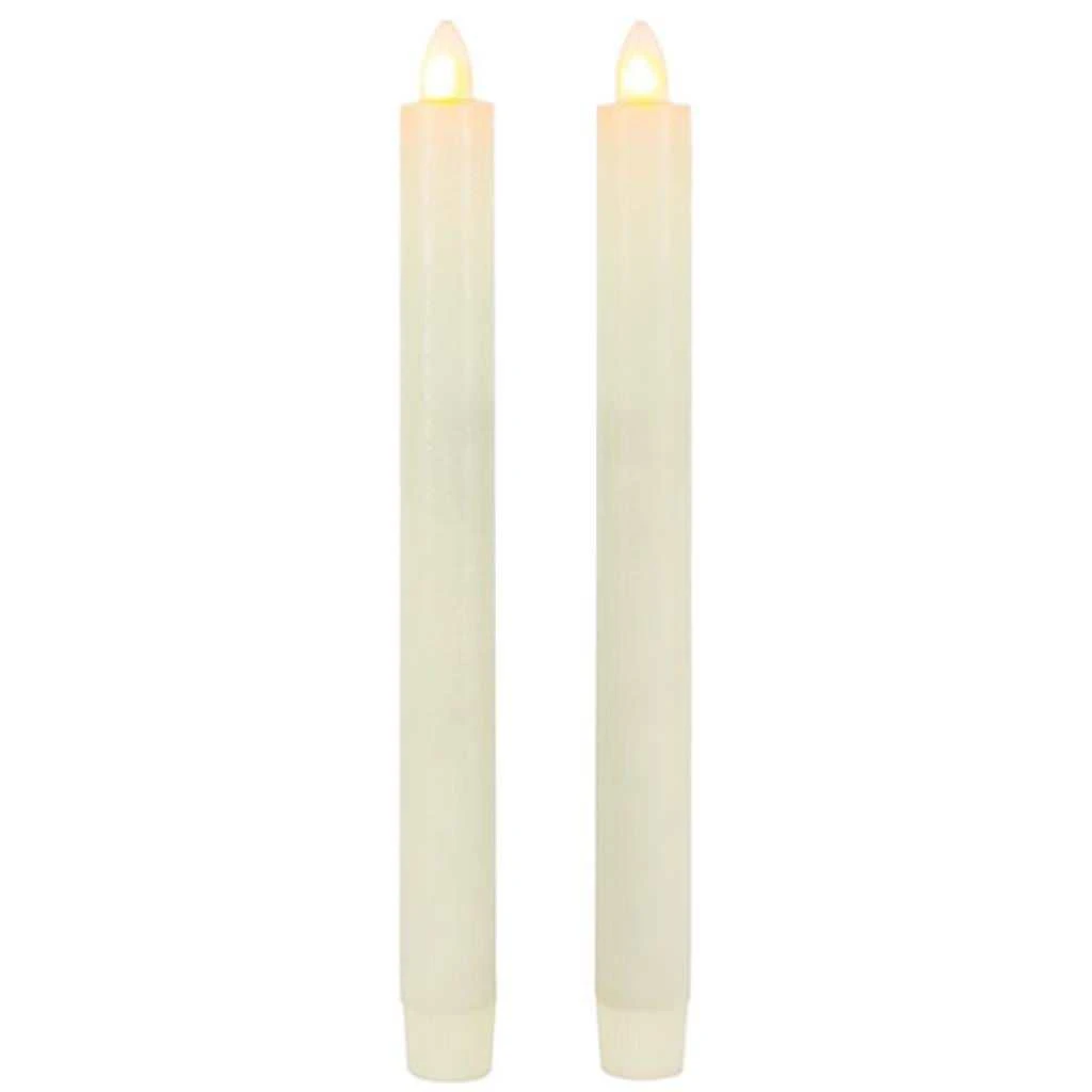 Gerson Flameless LED Wax Taper Candle Lights (2 Pack) (44613) 3 Gerson Flameless LED Wax Taper Candle Lights (2 Pack) (44613)
