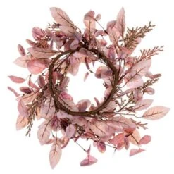 Vickerman Artificial Unlit Christmas Wreath Candle Ring (695364) -Home Lighting Store 695364backmd