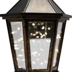 Roman LED Lantern (Batteries Not Included) (78734) 8 Roman LED Lantern (Batteries Not Included) (78734) -Home Lighting Store 78734closemd