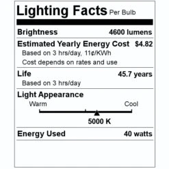 Sunlite LED Light Fixture (88128) 7 Sunlite LED Light Fixture (88128) -Home Lighting Store 88128 Lighting Facts Labelmd