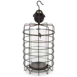 Gerson Candle Holder With Glass Cylinder (94381)