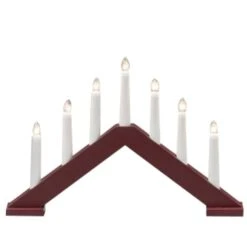 Konstsmide Incandescent Swedish Candelabra / Candlestick Without Candle Rings (985525)